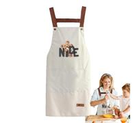 Fruusv Apron, Kitchen Apron, Chef Apron, Customizable Apron, Grilling Apron, Cotton Apron, Waterproof Apron, Professional Apron, Apron, Adjustable Apron, House Hold Apron, Kitchen Cooking Apron, beige
