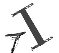 Fruusv Bike Seat Tube Protector, Silicone Elastic Mud And Gravel Guard, Debris Protection for Mountain Biking, Touring, Commuting, And Urban Cycling Adventures, Small, Medium, Large, Black