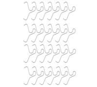 Fruusv Brick Clips - 24 pezzi Heavy Duty No-Drill Clamp, Wall Brick Hangers for Outdoor Indoor Use, Perfect for String Lights, Wreaths, Garland, Potted Plants, Fireplace, Garden Decor, 5,91 pollici