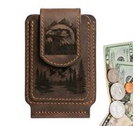 Fruusv Card Wallet Purse, Eagle Print PU Leather, Money and Coin Pocket Wallet with Compact Design, Fashion Accessory with Secure Storage, Quick Access Organization System