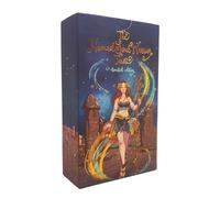 Fruusv Carte del mazzo di tarocchi, Tarocchi Oracle, Tarocchi portatili, Guida inglese, Set di tarocchi nomadi, Tarocchi per principianti, Kit di lettura delle carte, Mazzo di tarocchi portatile con