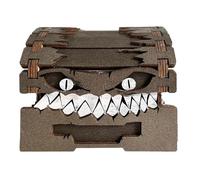 Fruusv Cassapanca per dadi - Elegante custodia per dadi - Scatola per dadi da tavolo in legno, grande spazio per gli amanti dei giochi da tavolo, Mimica, Refer to description, Unisex