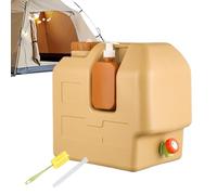 Fruusv Contenitore d'acqua con beccuccio, 20 l, con bottiglia di sapone per le mani, senza perdite, portatile, per pesca, picnic, viaggi, sopravvivenza, viaggi in spalla, caccia, bere in famiglia