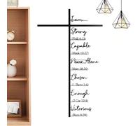 Fruusv Croci Da Parete Per La Decorazione Domestica - Cristiana Appendibile Robusta - Croce In Metallo Arte Da Parete - Per Soggiorno Camera Da Letto Casa Chiesa Matrimonio Ufficio Cascina Preghiera