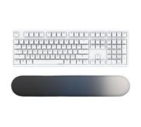 Fruusv Cuscinetto poggiapolsi per tastiera, in memory foam, base antiscivolo, colore sfumato, per la gestione di documenti, laptop, lavoro, gioco, digitazione