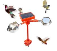 Fruusv Dispositivo riflettente per uccelli - Riflettore per uccelli per tenere lontani piccioni e passeri, alimentato a energia solare, repellente per ringhiere, finestre, giardini, tetti, patio