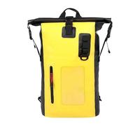 Fruusv Dry Bag Backpack, Roll Top Waterproof Backpack, Large Capacity 30L Storage Pack, Sturdy Outdoor Gear, Ideal for Women, Men, Camping, Boating, Swimming, Beach, 11.02x6.3x25.98 inch, giallo, Se