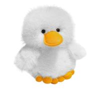 Fruusv Duckling Stuffed Animal, Plush Fried-Hair Duck, Cute 9.84-inch Duck Plush, Hugging Plush Pillow, Cuddly Plushie Hugger Toy, Nursery Room Decor Duck, Animal-Themed Party Plushie