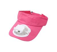 Fruusv Fan Hats, USB Charging Visor, Adjustable Cooling Cap, Built in Personal Fan, Women Summer Accessory for Vacation, Picnic, Sailing, Running, Cycling, Camping, Outdoor Use, 4.72 x 3.15 x 1.97