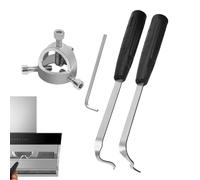 Fruusv Fan Wheel Puller, Range Hood Tool, Metal Constructed, Easy Use Grip Design, Excellent for Restaurants, Households, Commercial Kitchens, Industry Use, Canteens, 10.24x3.94 Inches