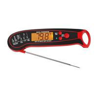 Fruusv Instant Read Meat Thermometer, Waterproof Digital Food Thermometer with Backlight, Calibration Candy Calorimeter for Oven, Kitchen Use and Uffiices Used 16,5 x 5 x 1,8 cm