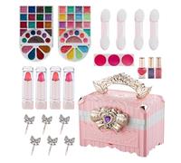 Fruusv Kids Makeup Set | Little Girl Princess Cosplay Makeup Set | Edutainment Play House Toy for Christmas, Birthday, New Year, and Children's Day