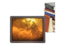 Fruusv Lampada da parete decorativa a LED, luce notturna, ombra per la casa, camera da letto e decorazione