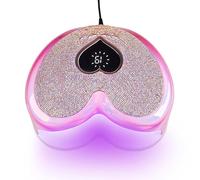 Fruusv Lampada per unghie LED, 96 W, lampada UV LED per unghie con 39 perline, 4 impostazioni timer e schermo touch LCD, sensore automatico per salone domestico