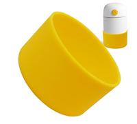 Fruusv Manicotto per bottiglia in silicone, copertura antiscivolo per manica inferiore della bottiglia | Custodia protettiva in silicone per tazza tazza bottiglia di vetro | per bottiglie
