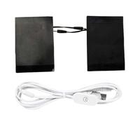 Fruusv Manopole riscaldate per moto, impermeabili, alimentate tramite USB, per moto, scooter, moto da cross, bici da strada