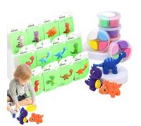 Fruusv Modeling Clay Kit, Pet/Dessert/Dinosaur Theme Sculpting Set, Soft Foam Bouncing Putty, Kids' Creative Art & Crafts, Educational Clay Toy for Boys & Girls