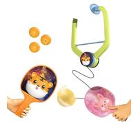 Fruusv Pallina da ping pong da appendere, regolabile in altezza per allenare la coordinazione occhio-mano, per allenamento e allenamento di coordinazione degli occhi, per allenamento genitore-figlio