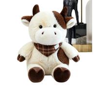 Fruusv Peluche Mucca Cuscino Animale Carino Doudou Deco Casa