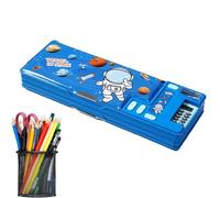 Fruusv Pen Pencil Case, Cartoon Pop-Up Organizer Box, Large-Capacity Pencil Holder, Durevole e Portatile, (10,24 x 3,74 x 1,38 pollici) per School Supplies, Studenti, Home, Ufficio, Apartment Storage