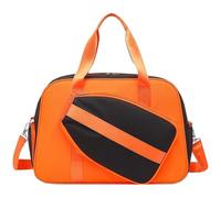 Fruusv Pickleball Racket Bag, Sports Paddle Shoulder Bags, Wet-Dry Separation Storage, Shoe Compartment with Detachable Strap for Gym, Travel, Court, Work, 18.11x12.99x7.87 inches