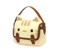 Fruusv Plush Cat Shape Small Bag, Cute Cat-Shaped Tote, Soft Plush Messenger Purse, Lightweight & Versatile, Strap, Women & Girls, Perfect For Short Trips, Commuting, b, Se référer au descriptif