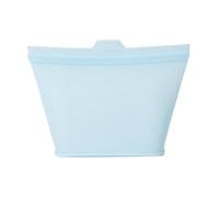 Fruusv Sacchetti Riutilizzabili Per Alimenti - In Silicone Ermetici Termoresistenti E Autoportanti - Con Zip Per Insalata E Conservazione Alimenti - Per Insalata, Frutta, Pranzo, Snack, Viaggio,