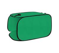 Fruusv Sacchetto riutilizzabile per raccogliere foglie, grande capacità, sacchetto pieghevole per la raccolta dei rifiuti con manici per la pulizia del cortile esterno 60 x 60 x 80 cm, Verde, Refer to