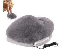 Fruusv Scaldapiedi - Cuscino termico a calore costante - sicuro scaldapiedi USB sotto scrivania, per adulti, donne, uomini, ragazze, ragazzi, inverno, freddo, casa, ufficio, viaggio, sonno sotto il