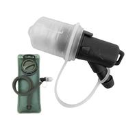 Fruusv Silicone Nozzle, Hydration Bags Bite Valve, Mouthpiece 135° Rotary Switch, Leakproof & Soft Easy, Valves Replacement for Water Bags, Hiking, Biking & Camping Gear, 4pcs/Black