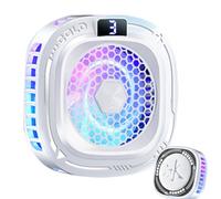Fruusv Smartphone Cooling Fan, Thermal Pad, RGB Sink Structure, Aid with Craft, Streaming Gear with Feature, Home Accessories for Families Adults Teens Travelers Office Studio Recording Entertainment