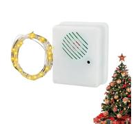 Fruusv String Lights, 33Ft/10M LED Light String, Twinkle String Lights, Christmas Tree Lights, Battery Powered Lights, Window Wall Curtains Lights for Christmas Tree Patio Garden Decoration