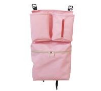 Fruusv Stroller Organizer Bag, Baby Stroller Organizer, Travel Stroller Accessories, Stroller with Cup Holder, Multifunctional Stroller Organizer, Baby Stroller Storage Bag for Travel, rosa, Se
