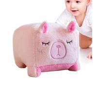 Fruusv Stuffed Capybara Plush Toy, Soft Cuddly Animal Doll Pillow, Adorable Home Decoration Bedroom Sofa Couch Chair Bed Car Desk Shelf Collectible Gift for Kids Adults, 30x30x2cm