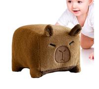Fruusv Stuffed Capybara Plush Toy, Soft Cuddly Animal Doll Pillow, Adorable Home Decoration Bedroom Sofa Couch Chair Bed Car Desk Shelf Collectible Gift for Kids Adults, 30x30x2cm