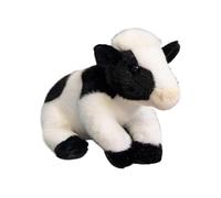 Fruusv Stuffed Cow Plush, 8.6-inch Realistic Animal Stuffed Cows, Small Animal Plushie, Bedtime Cattle Plush, Yak Stuffed Animal, Cuddly Stuffed Animals, Realistic Cow Plush, Plush Cow for Kid