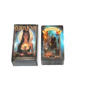 Fruusv Tarot Card Deck, Russian Beginner Guide, Divination Tool with Classic Style, Deck for Witch Entertainment, Mystic Aid, Practical Support for Fortune Telling Game Beginners Party