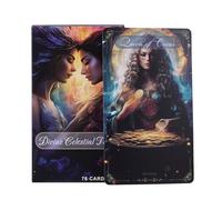 Fruusv Tarot Card, Oracle Tarot Deck, Divine Celestial Tarot, Casual Tarot Deck, 78-Card Tarot Game, Celestial Tarot Game, Colorful Tarot Imagery, Vibrant Imagery Tarot Deck for Friends & Family Fun