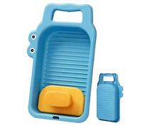 Fruusv Tavoletta per il bucato | Pratico Set da Bucato Portatile a Forma di per la Casa - Tavoletta per Insegnare ai Bambini a Lavare - per Dormitori Viaggi Campeggio Scuola Hotel