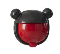 Fruusv Toothbrush Holders, Cartoon Cute Wall Mount Design, Space Saving Bathroom Supplies, Adorable & Portable, Ideal for Home, Shower, Travel, Dorm, Mirror, Drawer, 2.52x2.28x1.77 inches