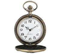 Fruusv Vintage Pocket Watch, Retro Mechanical Men's Timepiece, Unique Numerals Scale for Christmas, Graduation, Father's Day, Classic Hand-Wound Watch Gift to Him and Her