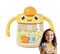 Fruusv Water Cup Dinosaur, Leakproof Milk Cup, 10 Oz Water Bottle