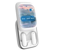 Fruusv Wireless Earbuds with Screen | HD Audio Smart Earbuds, Slider Earphones Cordless Earbuds, Full Color Touchscreen Ear Buds, in-Ear Earphones Noise Cancelling