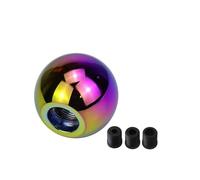 FRVVPL Testa Pomello Leva Cambio Manuale Modifica Dell'auto Testa Dello Stelo Universale Maniglia Dell'ingranaggio A Sfera Rotonda In Lega Alluminio(Colorful)