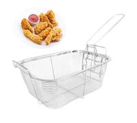 Fry Basket - French Fry Chips Baskets Net | Rectangle Air Fryer Basket Accessories For Chips | Onion Rings, Chicken Wings, Commercial And Home Uses