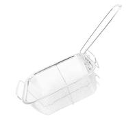 Fry Basket - Perfect Serving For Crispy Fries, Stainless Steel Mesh Design Durevole, Tableware + Food Presentation Ready, Steel Strong Material Certified, For Chips Onion Rings & Chicken Wings