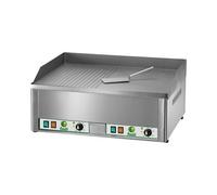 Fry top liscio rigato elettrico piastra cm 66x57x30 RS1174