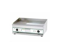 Fry top liscio-rigato professionale elettrico cm 75x52x31 RSB121