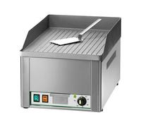 Fry top rigato professionale elettrico cm 33x57x30 RS1214
