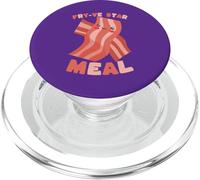 Fry-ve Star Meal Carino Pancetta Pun Colazione Cibo PopSockets PopGrip per MagSafe